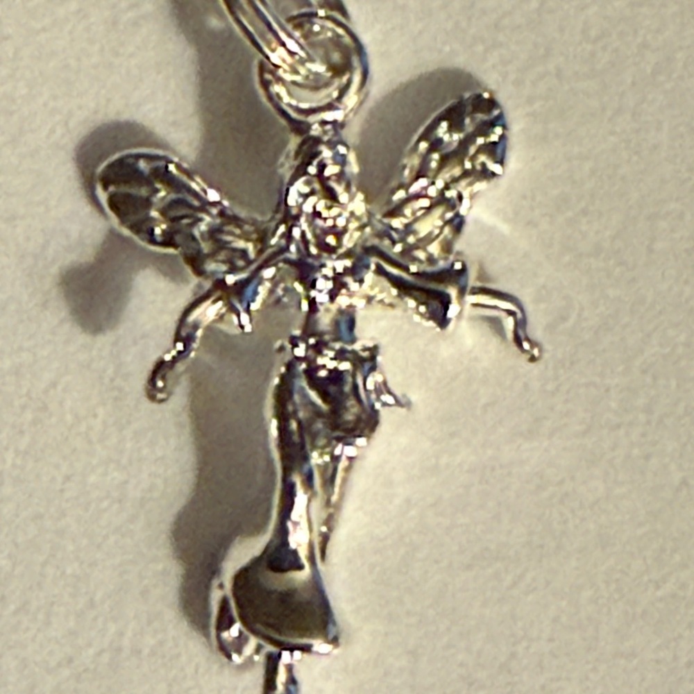 Silver Fairy Pendant Necklace